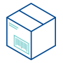 Parcel Solutions icon, insulated shipping container, insulated box, insulated packaging